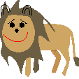 Gif animé lion dessin